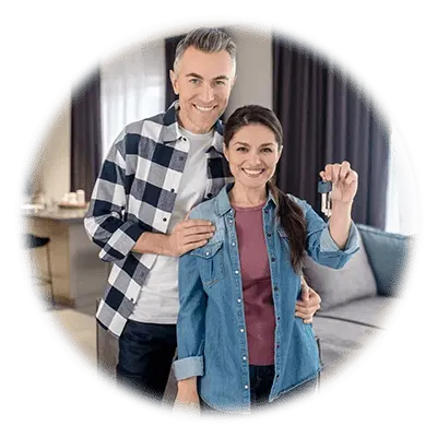 Family with New Home